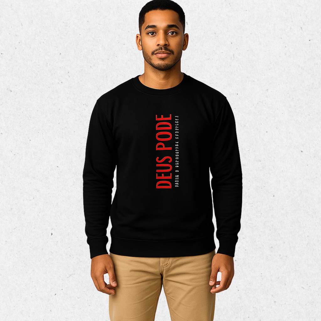 Blusa de Moletom "Deus pode fazer o impossível acontecer"